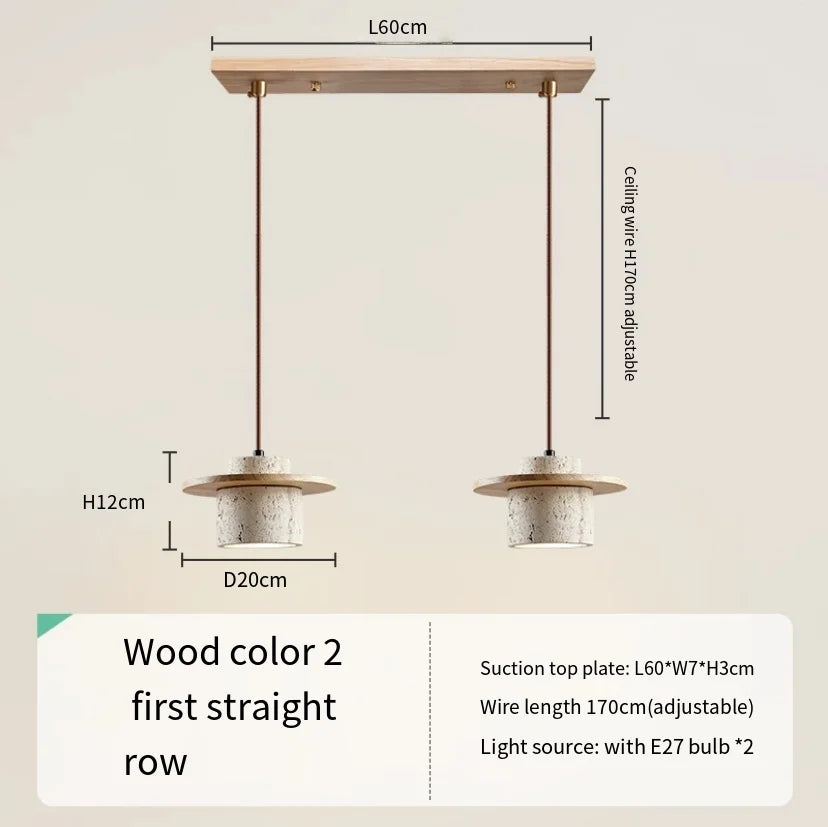 Textured Stone Pendant Lamp for Modern Interior