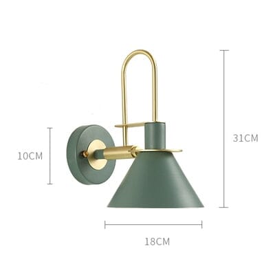 Rust-resistant finish detail on sconce