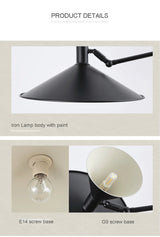 NovaSwing Wall Lamp Plug In Swing Arm for Bedroom Decor - OpalDwell