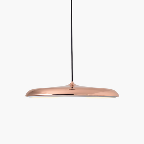 Ring silhouette pendant light detail view