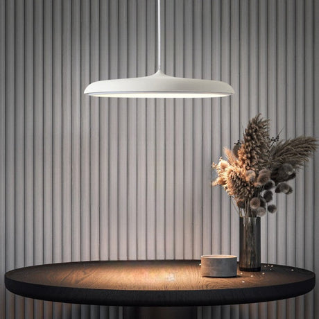 Scandinavian disc lamp for dining table