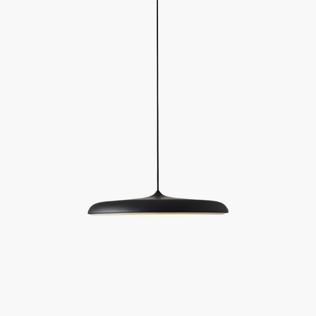 Integrated LED chip pendant light close view
