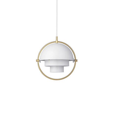 NordicTier Black Pendant Light diameter 38 cm size view - OpalDwell