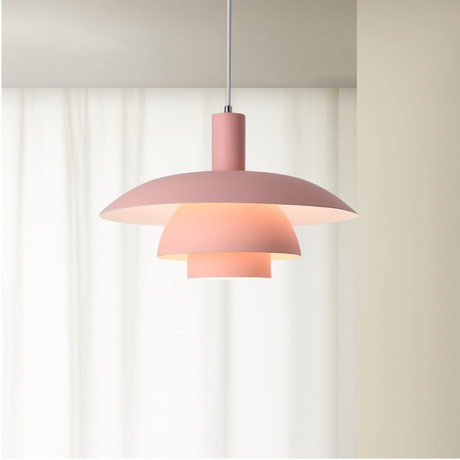 Liora Pendant Light Warm Glow in Living Room