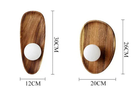 Wood wall lighting fixture