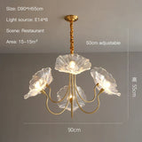 floral inspired ceiling light fixture