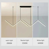 Marlow aluminum pendant light styled interior setting