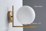 Contemporary wall lamp for ceilings or walls