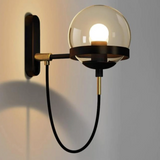 Modern home lighting with metal accents