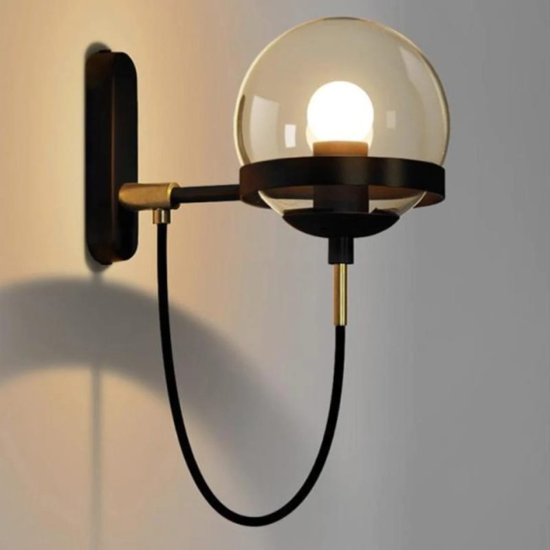 Modern home lighting with metal accents