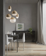 Lunara Acorn Glass Pendant Light for Living Room