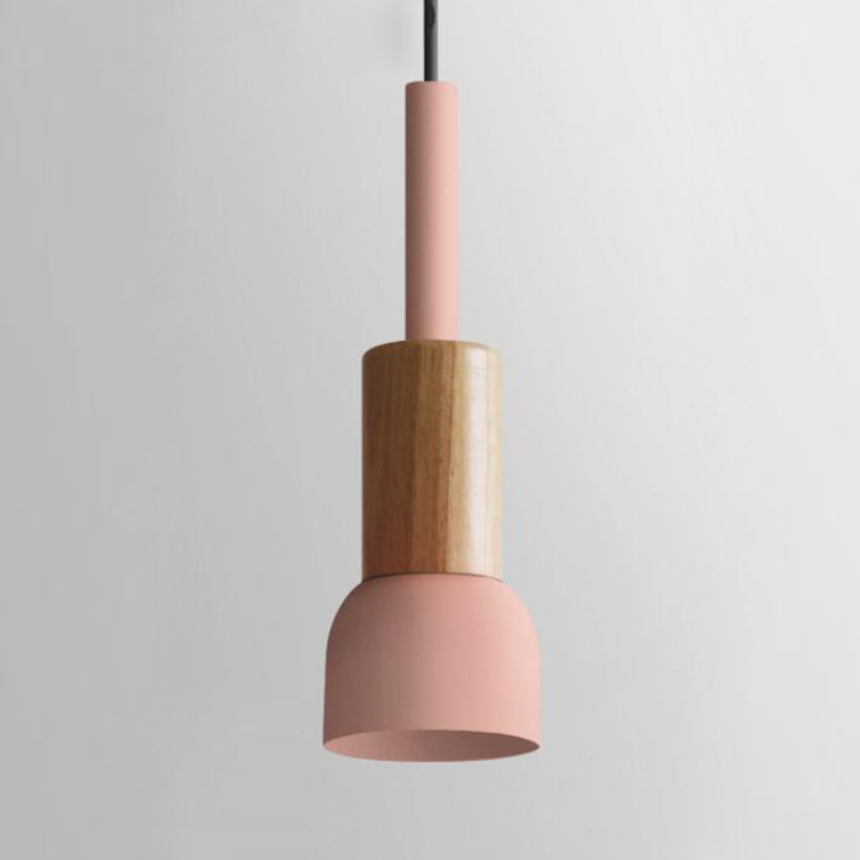 Wood Accent Pendant Light for Home Interior