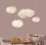 LumaNimbus Pendant Light – Cotton and Glass Design