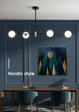 Lyra Ceiling Light – Polished Chrome Finish Design