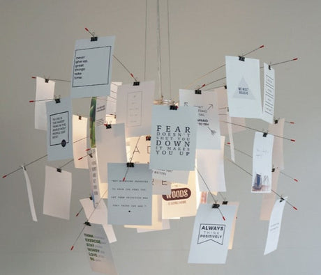 Customizable chandelier installation view