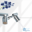 Smart water filter faucet with UV LED display