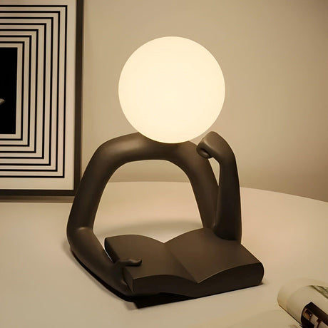Resin Table Lamp for Home Office Lighting | OroDwell