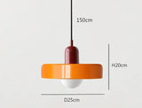 Glass Pendant Light for Small Space Lighting