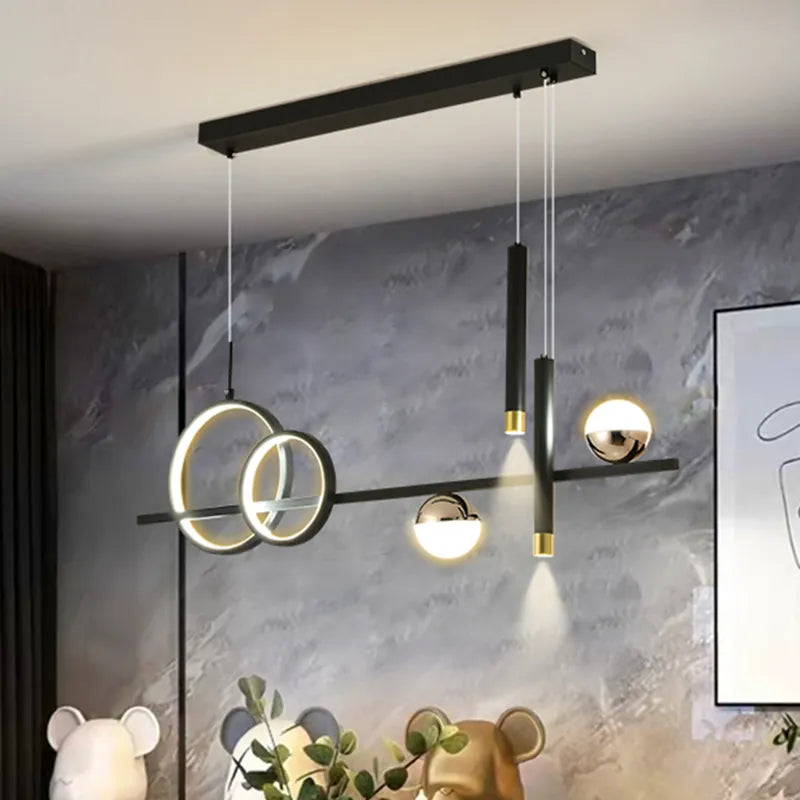 NovaLume Minimalist LED Pendant Lights with Remote Control