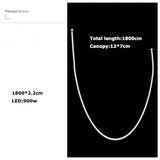 Lyra Dome LED Ceiling Light Surface Mounted Installation - OpalDwell