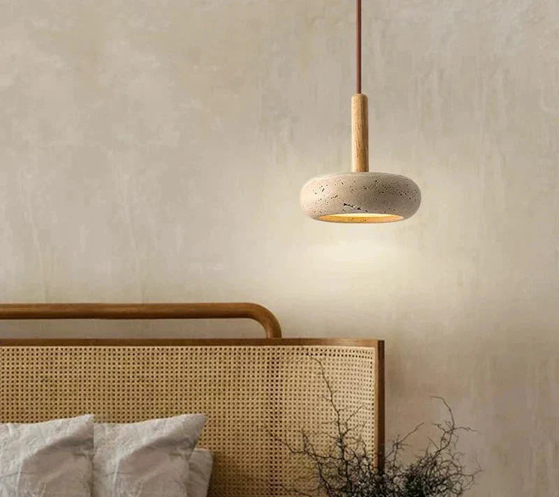 Stone pendant light LED dimmable design for dining room