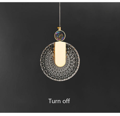 Aurelia Crystal Pendant Light Close-Up Shade Detail - OpalDwell