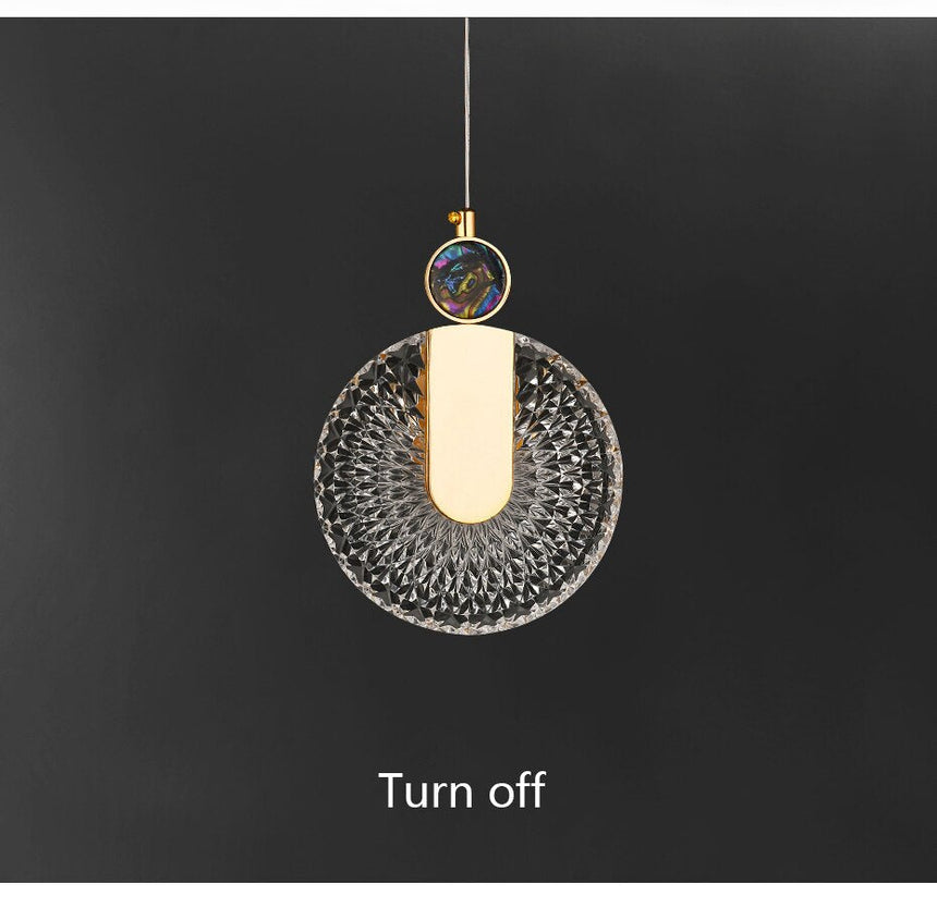 Aurelia Crystal Pendant Light Close-Up Shade Detail - OpalDwell