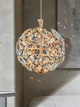 Pendant Light K9 Crystal Polished Finish