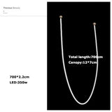 Gold Chrome Ceiling Light Side Angle Detail View - OpalDwell