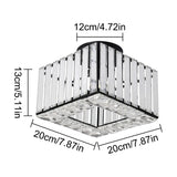crystal detailing pendant light for living room accents