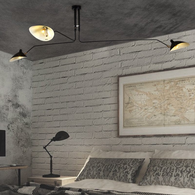 3-Arm Ceiling Light for Dining Area OpalDwell