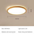 Wood ceiling light for living room and bedroom