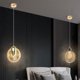 Aurelia Gold LED Pendant Light White Lampshade Option - OpalDwell