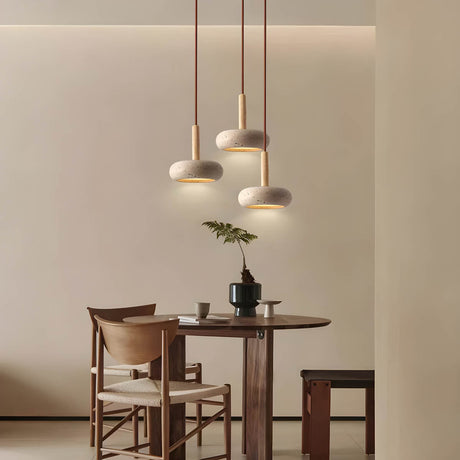 Travertine Pendant Light With Modern Design - OroDwell