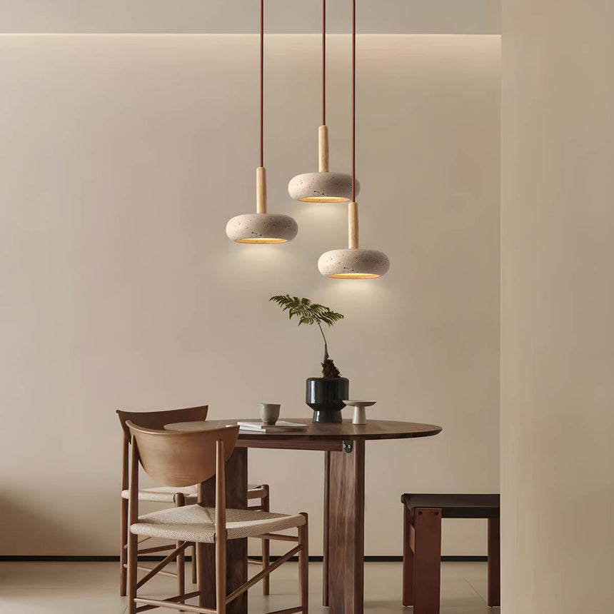 Travertine Pendant Light With Modern Design - OroDwell