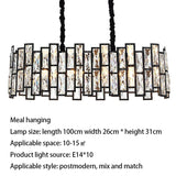 Crystal Chandelier Stainless Steel K9 Design