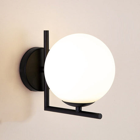 Metal wall lamp linear design detail view