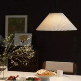 Fabric Pendant Light Shade Close-Up - OroDwell