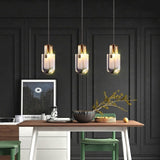 crystal pendant light with polished steel finish for living room decor