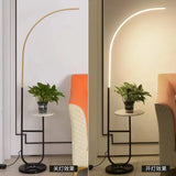 Marble Tray Floor Lamp for Bedroom Decor