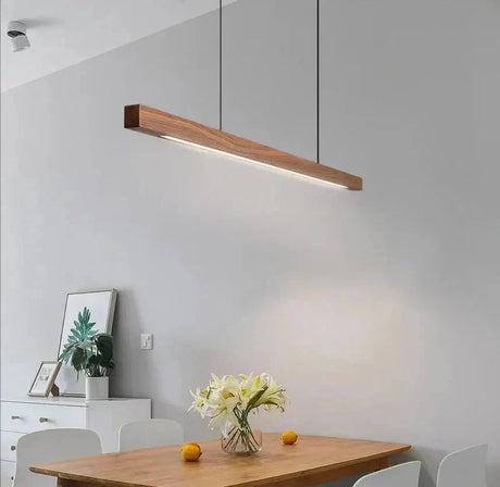 Wood Pendant Light for Modern Rustic Homes