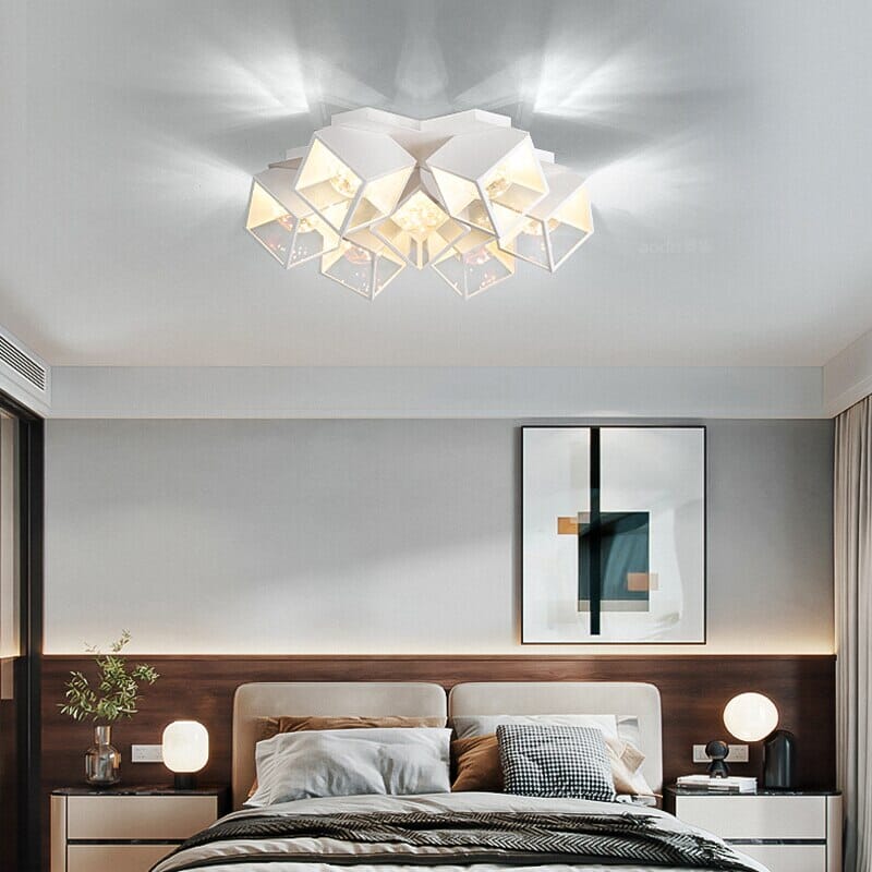 Acrylic Chandelier Floral Design Modern Homes