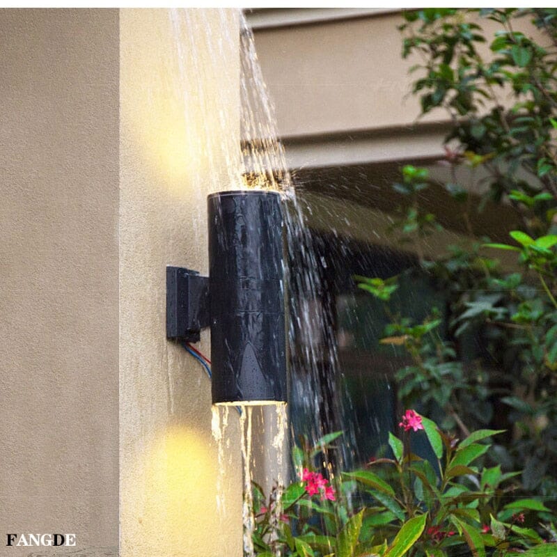 Exterior wall lamp for modern homes
