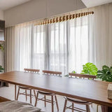 Wood Bead Chandelier Cozy Intimate Lighting Design