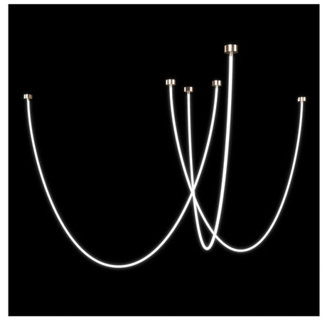 Lyra Dome LED Ceiling Light Underside Detail View - OpalDwell