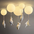 resin chandelier balloon design for kids room