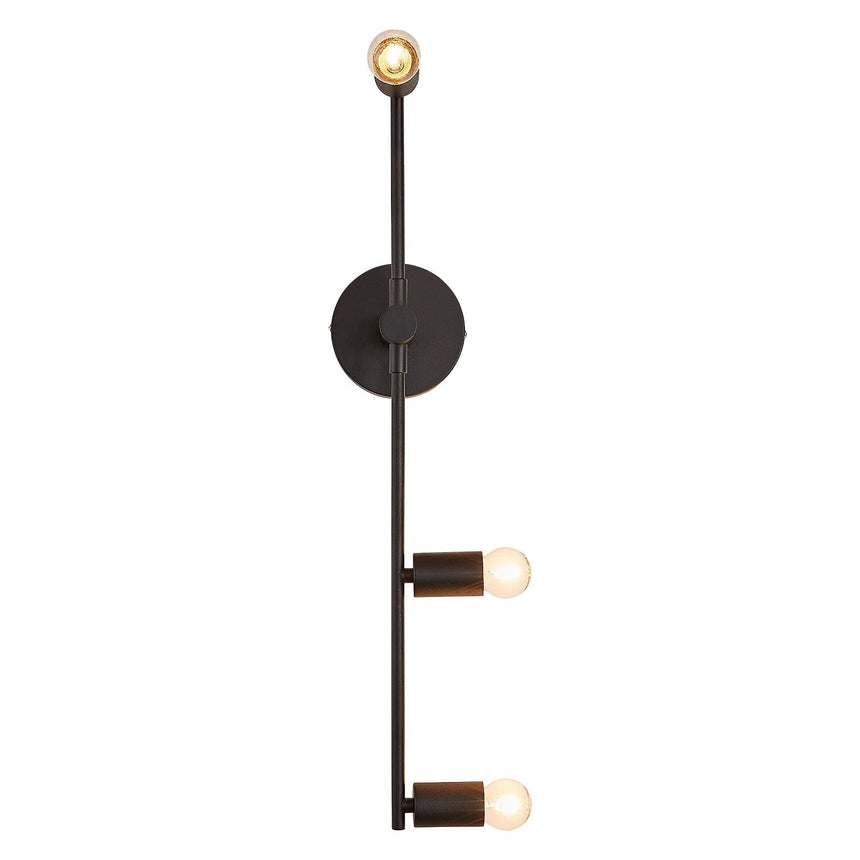 Office wall light with adjustable beam