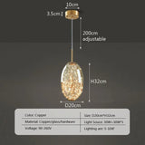 Stone Pendant Light for Home Decor Enthusiasts