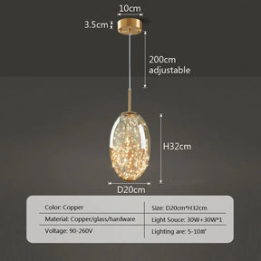Stone Pendant Light for Home Decor Enthusiasts