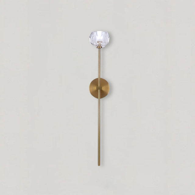 Crystal wall sconce for living room